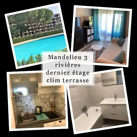 Apartment 3 Rivieres Studio Dernier Etage B5 Mandelieu-la-Napoule